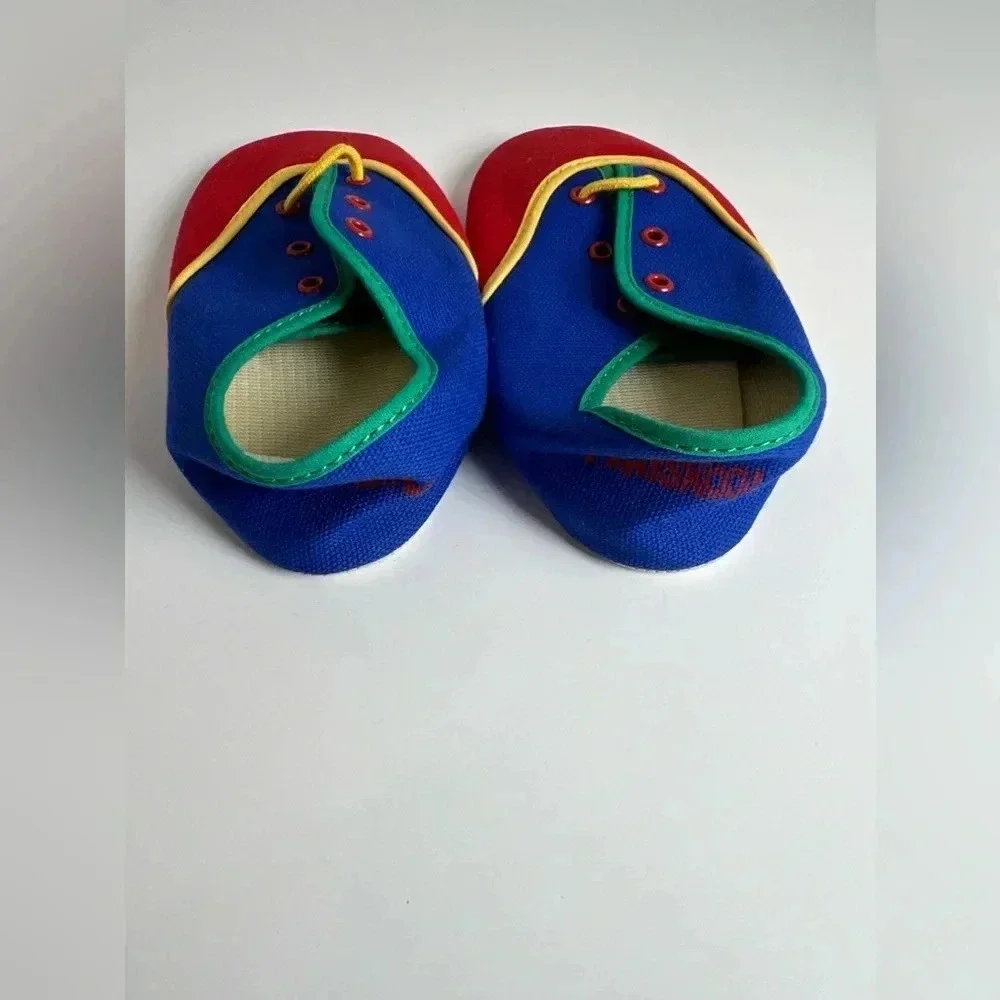 Vintage Playskool Crib Shoes Red, Blue, Green, Yellow